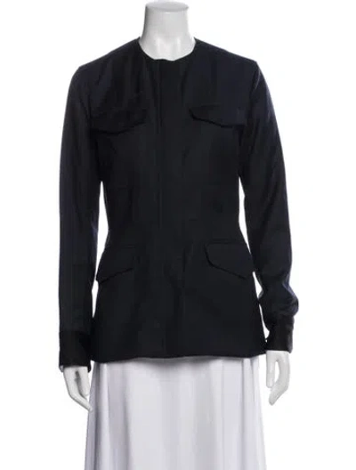 Pre-owned Rag & Bone Wool Utility Jacket In Blue