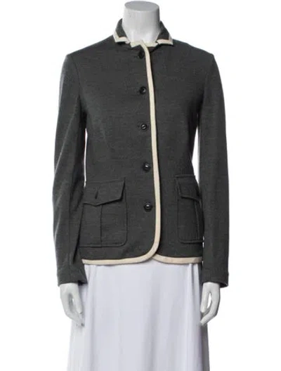Pre-owned Rag & Bone Wool Utility Jacket In Gray