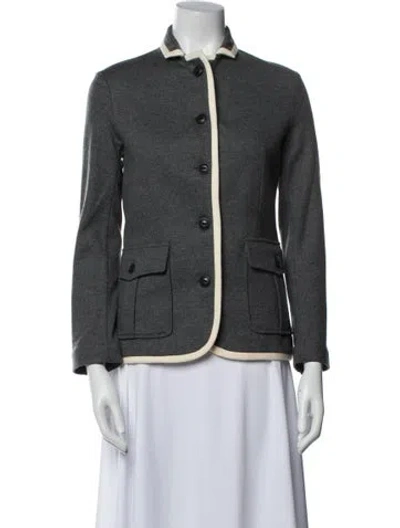 Pre-owned Rag & Bone Wool Utility Jacket In Gray