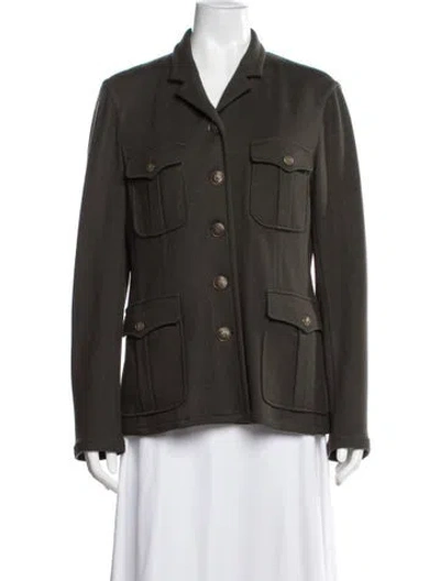 Pre-owned Rag & Bone Wool Utility Jacket In Green