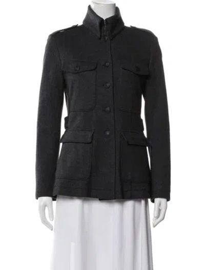 Pre-owned Rag & Bone Wool Utility Jacket In Grey
