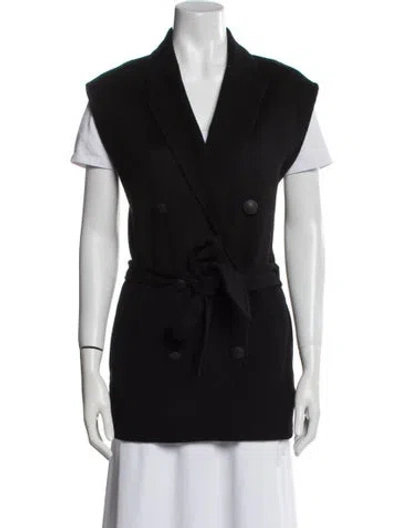 Pre-owned Rag & Bone Wool Vest In Black