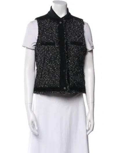 Pre-owned Rag & Bone Wool Vest In Black