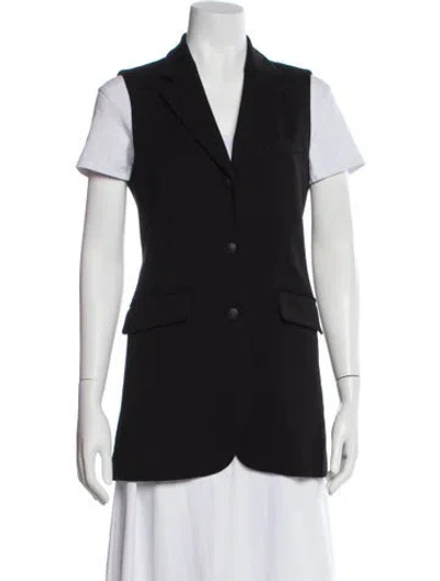 Pre-owned Rag & Bone Wool Vest In Black