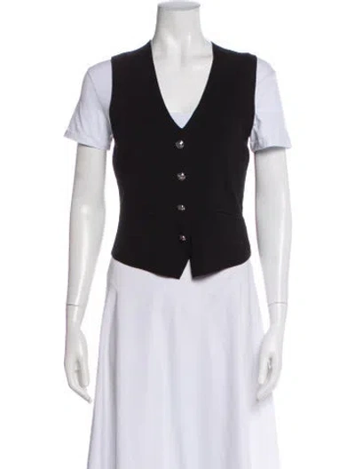 Pre-owned Rag & Bone Wool Vest In Black