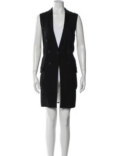Pre-owned Rag & Bone Wool Vest In Black