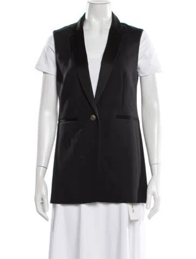 Pre-owned Rag & Bone Wool Vest In Black
