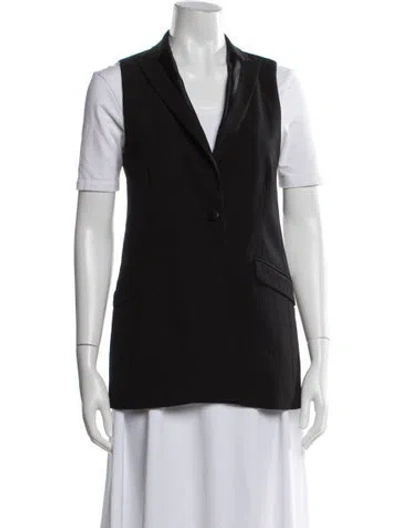 Pre-owned Rag & Bone Wool Vest In Black