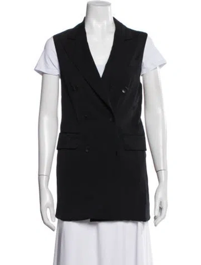 Pre-owned Rag & Bone Wool Vest In Black