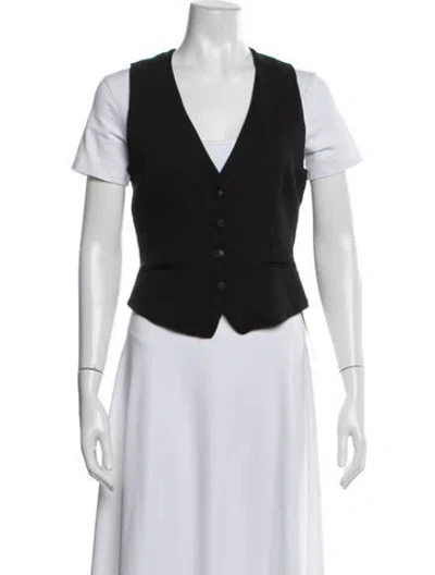 Pre-owned Rag & Bone Wool Vest In Black