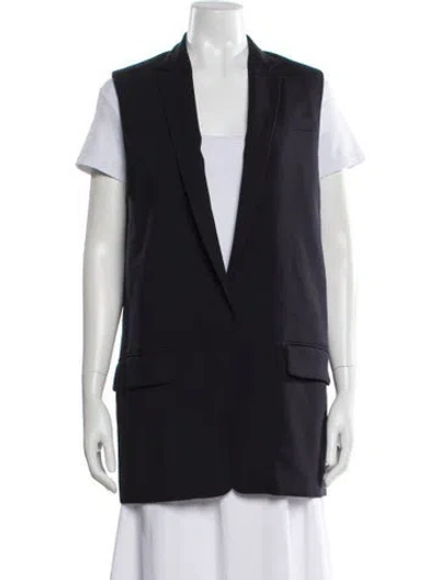 Pre-owned Rag & Bone Wool Vest In Blue