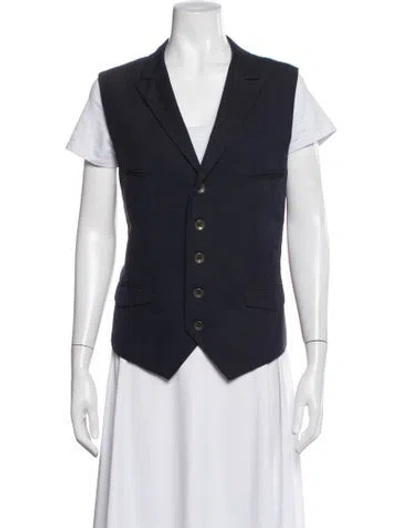 Pre-owned Rag & Bone Wool Vest In Blue