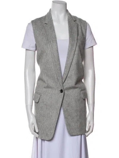 Pre-owned Rag & Bone Wool Vest In Gray
