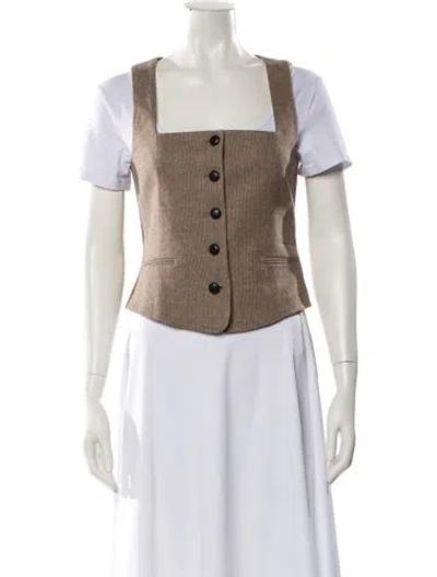 Pre-owned Rag & Bone Wool Vest In Neutral