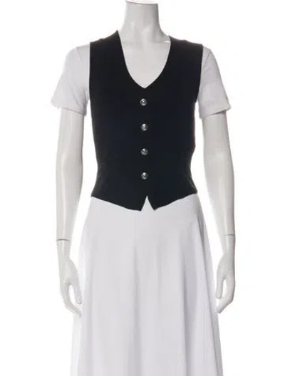 Pre-owned Rag & Bone Wool Vest W/ Tags In White