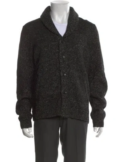Pre-owned Rag & Bone Wool V-neck Cardigan In Gray