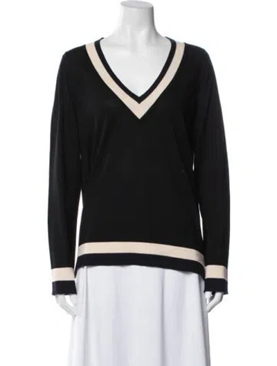 Pre-owned Rag & Bone Wool V-neck Sweater In Multi