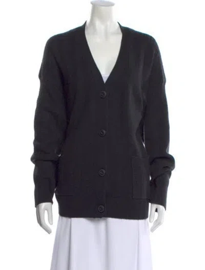 Pre-owned Rag & Bone Wool V-neck Sweater W/ Tags In Black
