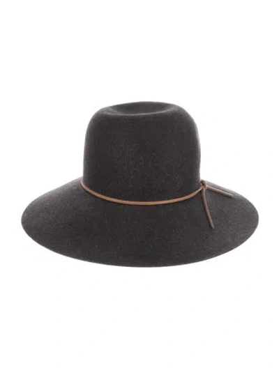 Pre-owned Rag & Bone Wool Western Hat In Black