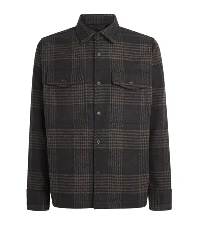 Rag & Bone Wool-blend Austin Check Jacket In Brown