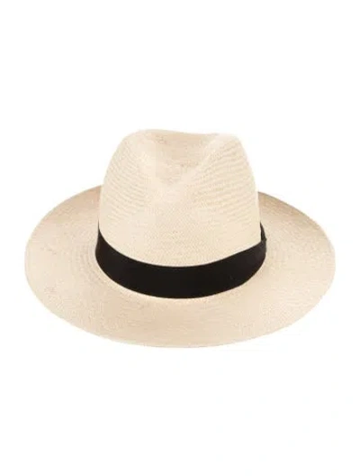 Pre-owned Rag & Bone Woven Straw Panama Hat. In Neutrals