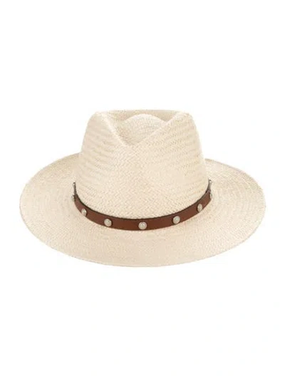Pre-owned Rag & Bone Woven Straw Sun Hat. In Neutrals