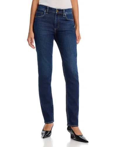 Rag & Bone Wren Mid Rise Slim Jeans In Luna In Blue