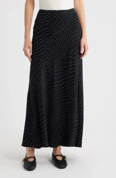 Rag & Bone Wren Print Maxi A-line Skirt