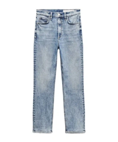 Rag & Bone Wren Slim Straight Jeans In Blue