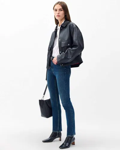 Rag & Bone Wren Slim Straight Jeans In Blue