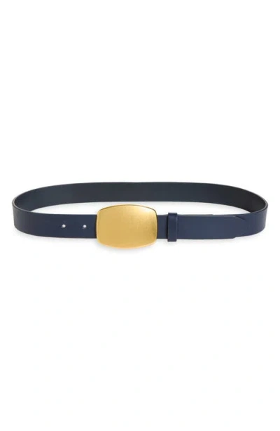 Rag & Bone Wyatt Leather Belt In Salut