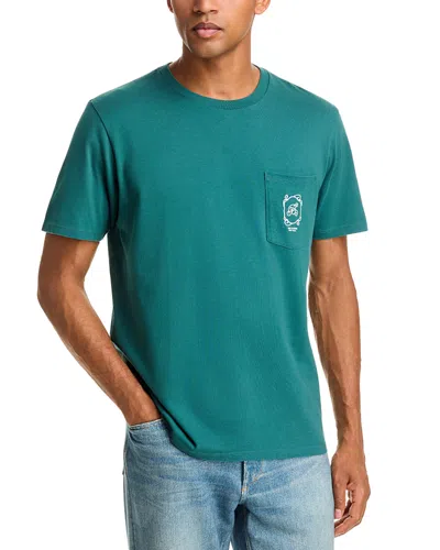 Rag & Bone X Bloom Logo Pocket Cotton T-shirt In Multi