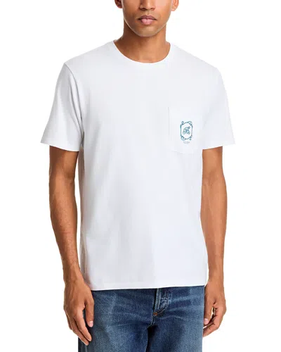 Rag & Bone X Bloom Logo Pocket Cotton T-shirt In Multi