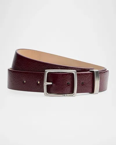 Rag & Bone X Boyfriend 2.0 Cut-to-size Leather Belt In Mrlpt
