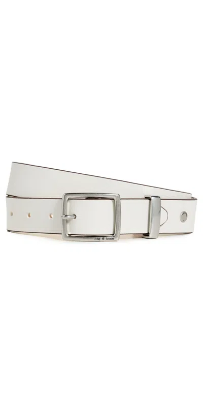 Rag & Bone X Boyfriend Belt Antqwht