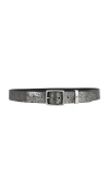 Rag & Bone X Boyfriend Belt In Gray