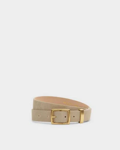 Rag & Bone X Boyfriend Leather Belt 2.0 In Brown