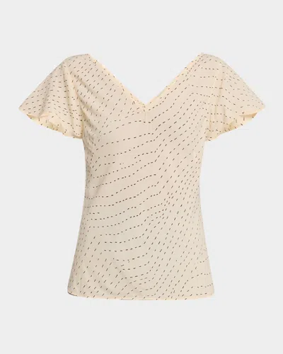 RAG & BONE YVONNE V-NECK TOP