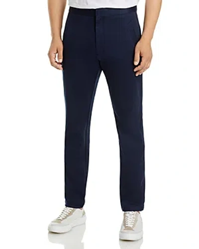 Rag & Bone Zander Jersey Relaxed Fit Track Pants In Navy