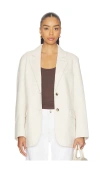 Rag & Bone Zoe Wool Blazer In White