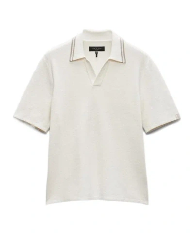 Rag & Bone Zuma Johnny Collar Knit Polo Shirt