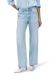 Rag & Bone /jean Miramar Wide Leg Cotton Terry Sweatpant Jeans In Blue