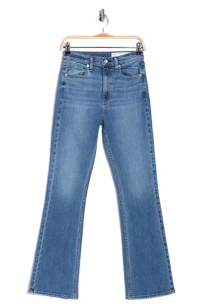Rag & Bone /jean Piper Mid Waist Bootcut Jeans In Blue
