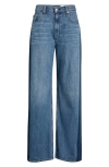 Rag & Bone Womens Balboashdw The Shea Straight-leg Denim Jeans In Blue