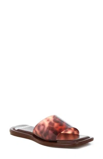Rag & Co Aponi Slide Sandal In Leopard