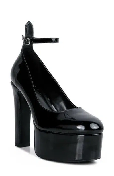 Rag & Co Babe Heaven Platform Pump In Black