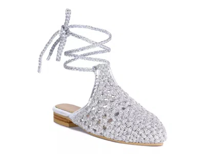 Rag & Co Bartsi Mule In Silver