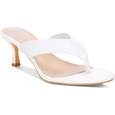 Rag & Co Beaboux Leather Sandal In White