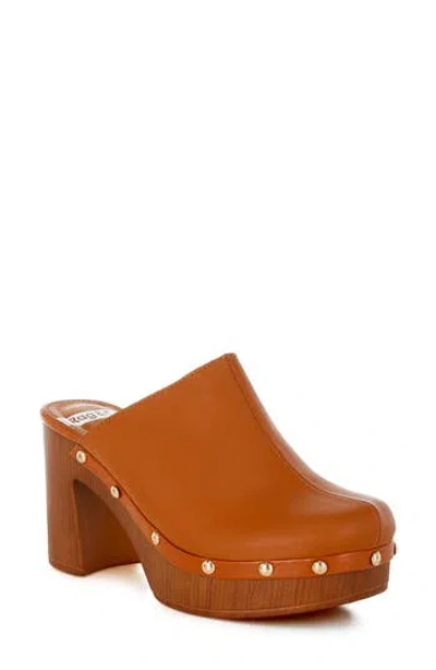 Rag & Co Benji Block Heel Platform Clog In Multi