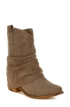 Rag & Co Bronco Slouchy Boot In Taupe